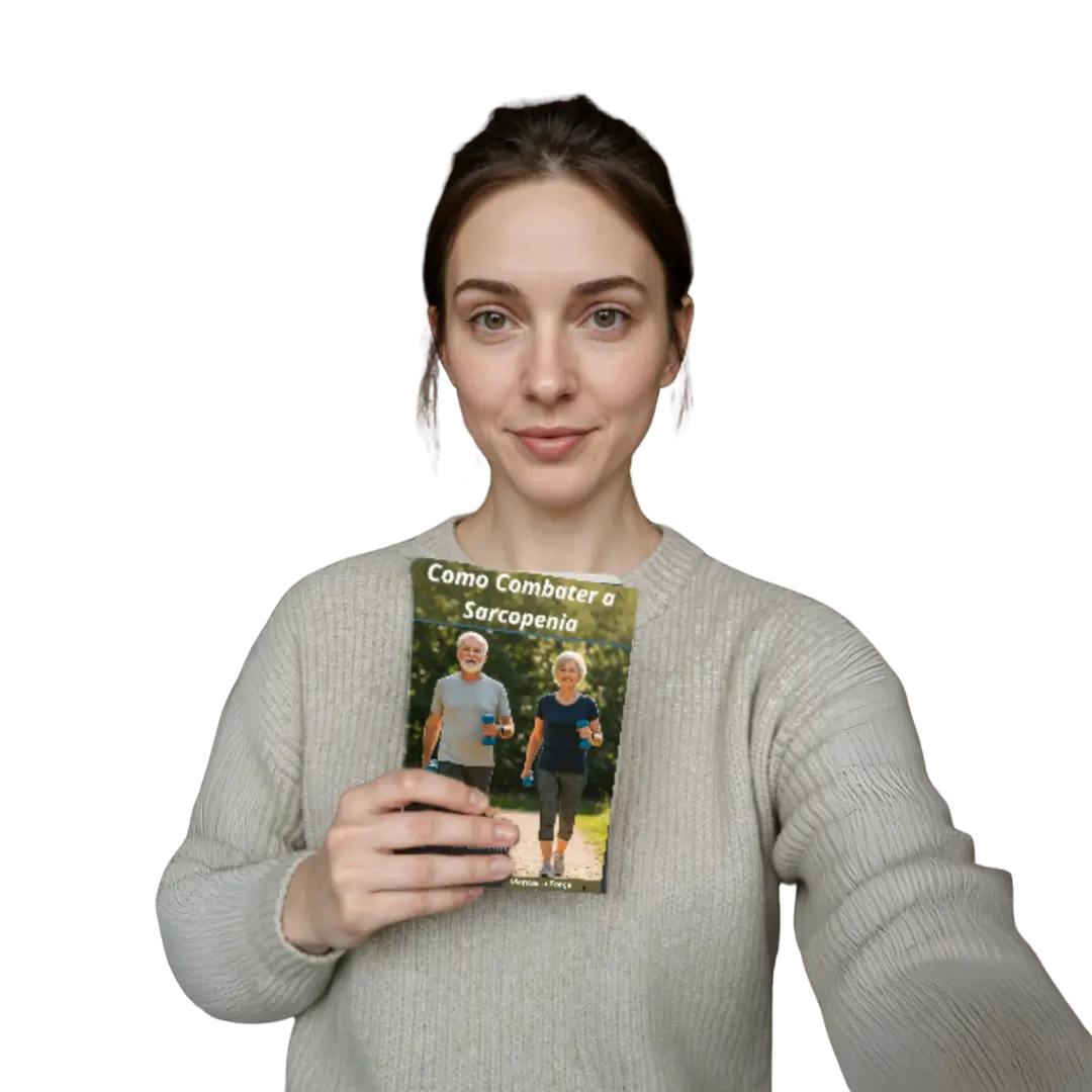 ebook como combater a sarcopenia Ebook na mão da escritora
